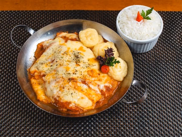 Parmegiana de Frango crocante  + Coca Cola